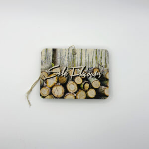 “sandalwood car air freshener UK” “wood scent car freshener hanging” “log stack air freshener sole flavours”